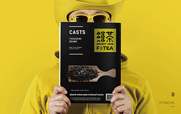 汕尾绯茶品牌设计